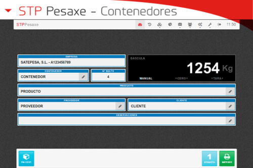 STP Pesaxe de contenedores