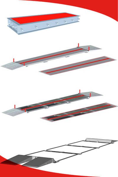 montaje báscula puente para camiones
